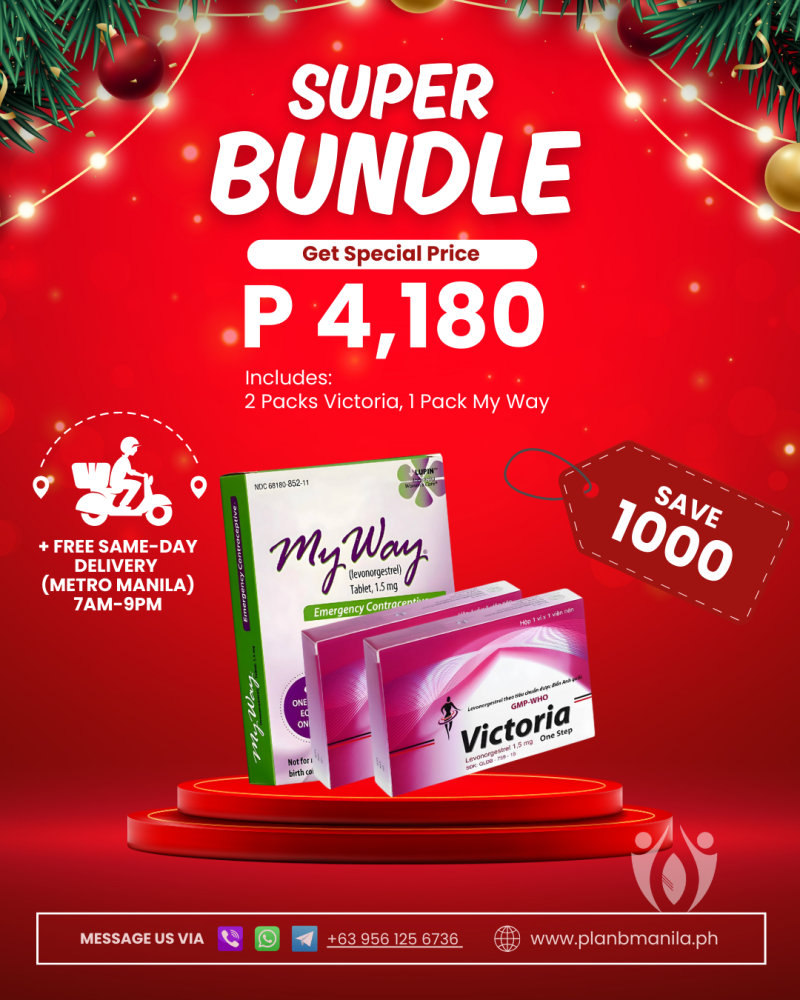 Victoria Emergency Pills and My Way Emergency Pill Super Bundle