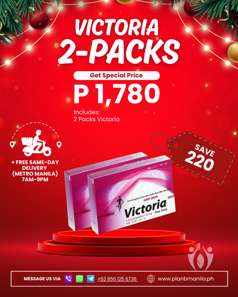 Victoria Emergency Contraceptive Pills - 2 Packs