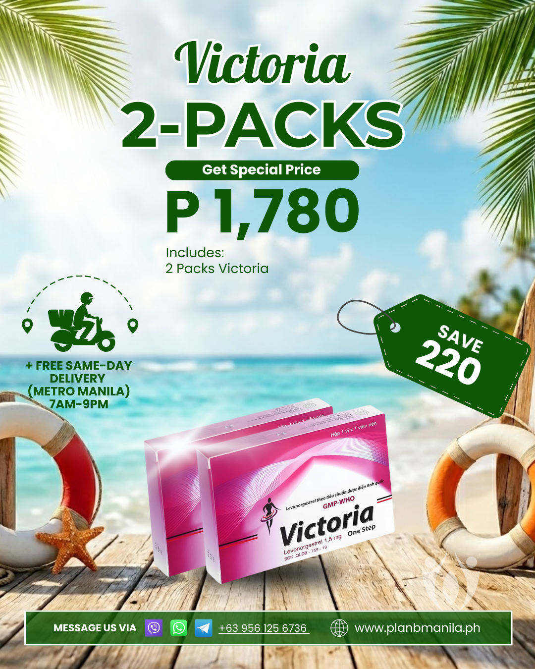 Victoria - 2 Packs