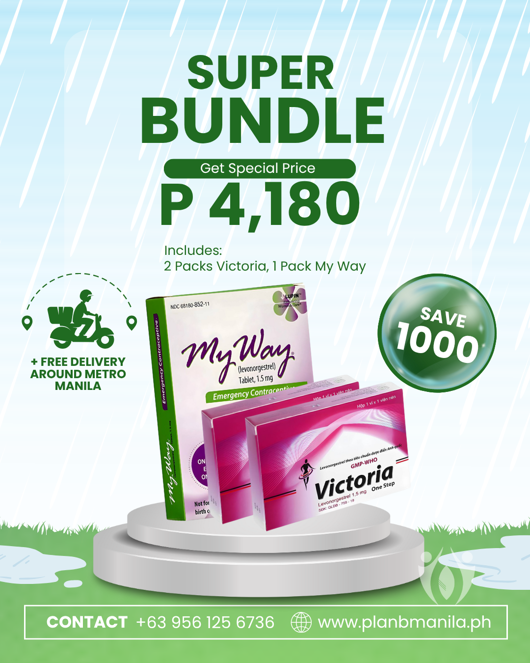 Super Bundle (2 Victoria + 1 My Way)